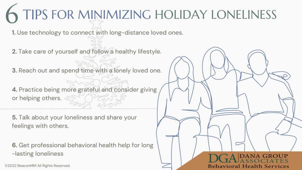6 Tips for Minimizing Holiday Loneliness Infographic