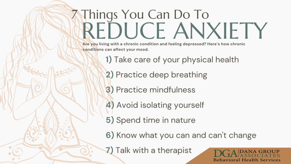 7 Things You Can Do To Reduce Anxiety Infographic