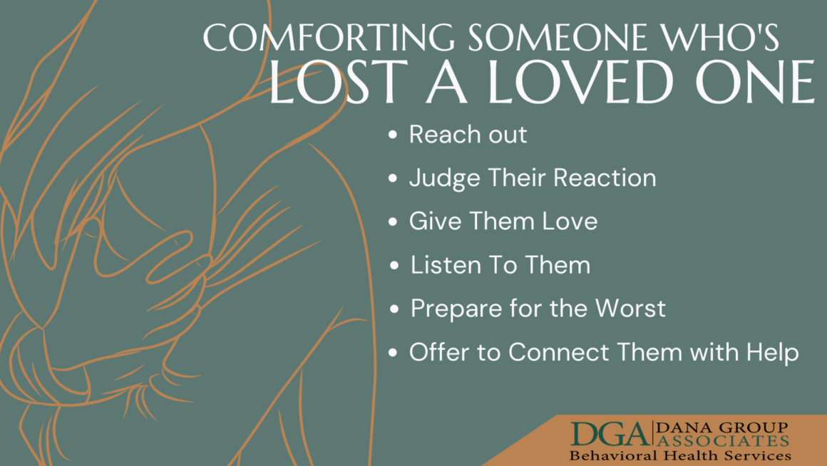Comforting Someone Who's Lost a Loved One Infographic