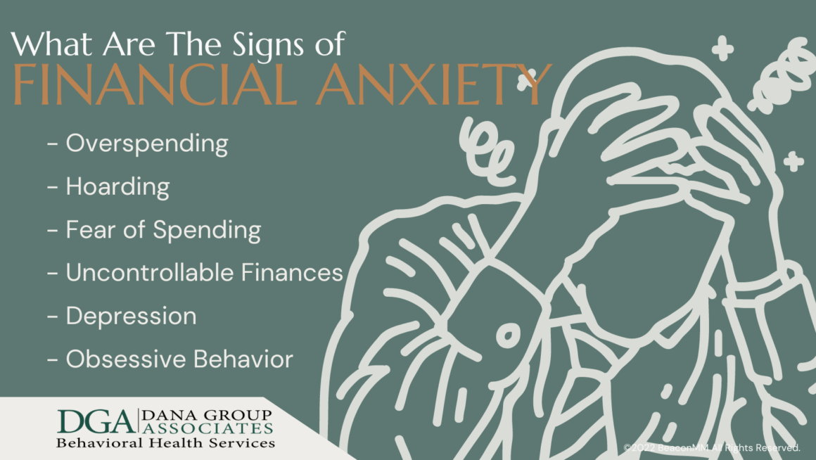 What Are The Signs of Financial Anxiety Infographic